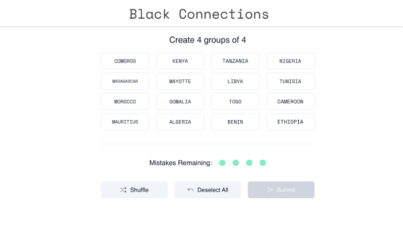connections game